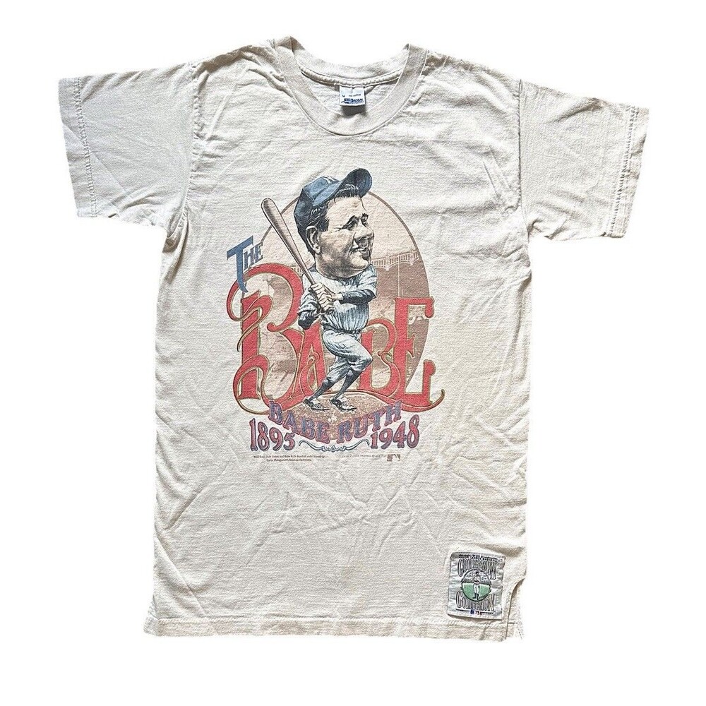 Vintage 80’s Salem Sportswear Babe Ruth The Babe Caricature T Shirt